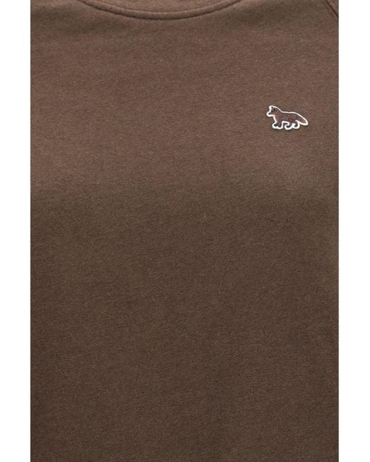 Maison Kitsuné Brown Baby Fox Open-Pocket Sweatshirt Dark