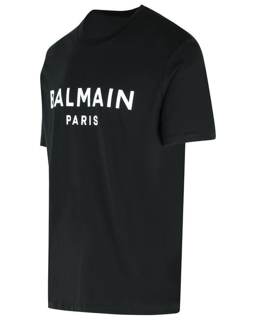 Balmain Black Paris" T-Shirt for men