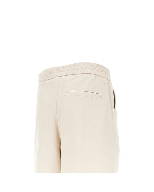 C.9.3 Natural Viscose-Blend Gabardine Bermuda Shorts for men