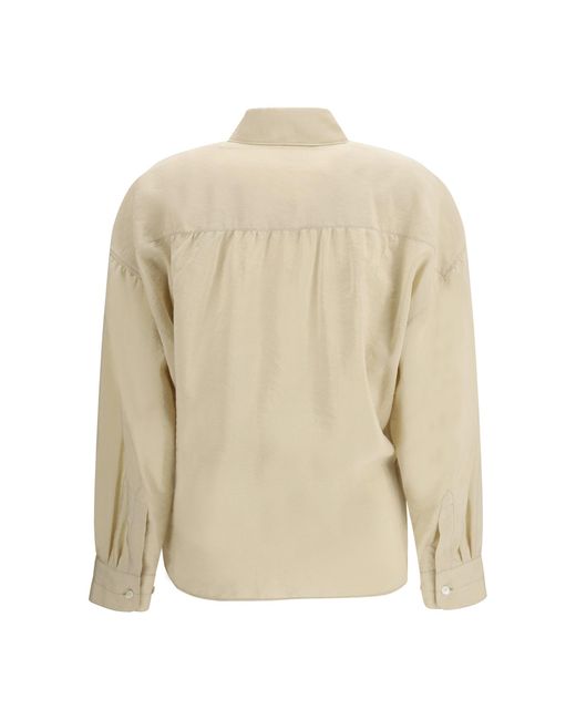 Lemaire Natural Draped Shirt