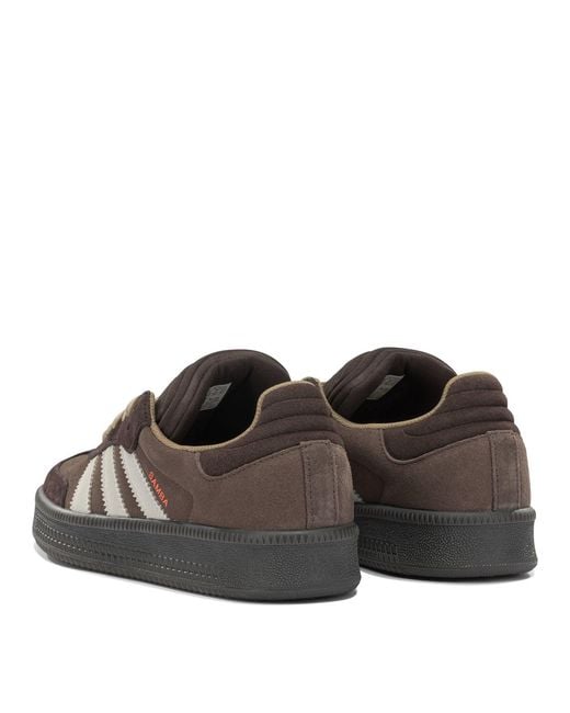 Adidas Originals Brown Samba Xlg Suede Synthetic Sneakers
