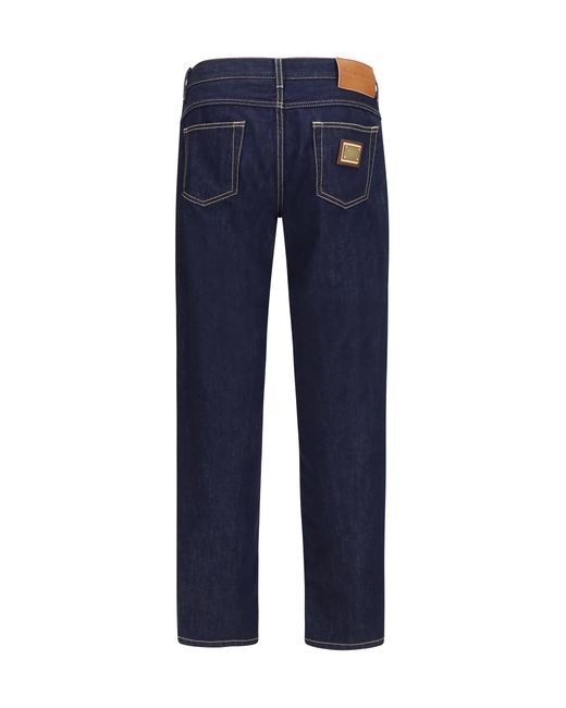 Dolce & Gabbana Blue Dolce & Gabbana Denim Pants for men