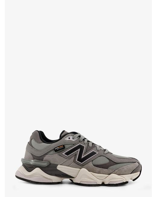New Balance Gray 9060 Low-Top Mesh Sneakers for men