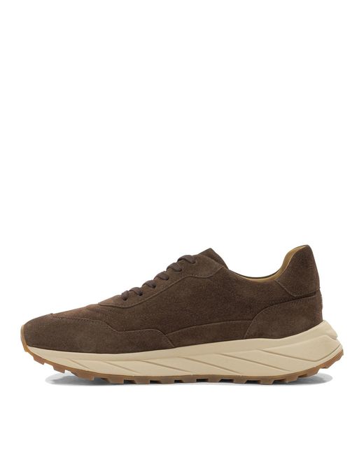 Henderson Brown Shark Suede Sneakers for men