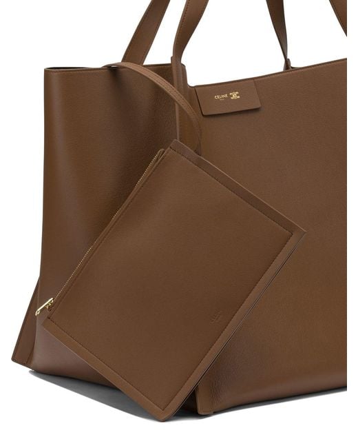 Céline Brown "Cube" Medium Shoulder Bag