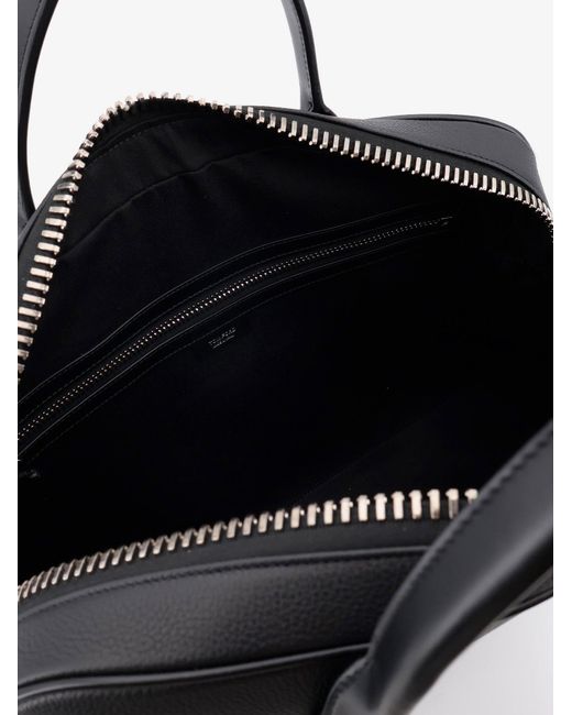 Tom Ford Black Leather Work Bag for men