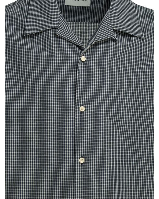 Givenchy Gray Casual Shirt With Logo for men
