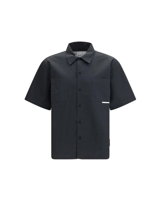 GR10K Blue Short-Sleeve Shirt Charcoal for men