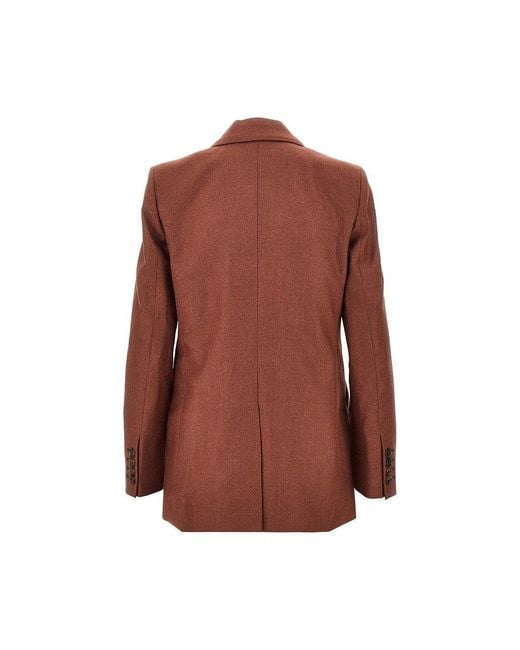 BLAZE Brown 'Everyday' Double-Breasted Jacket