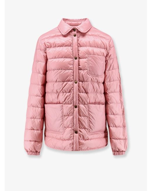 Moncler Pink Fouine Foldable Down Jacket