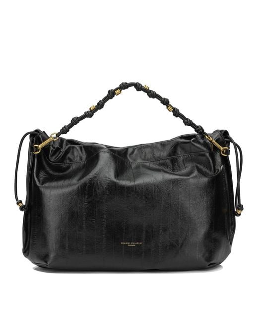 Gianni Chiarini Black Morgana Shoulder Bag