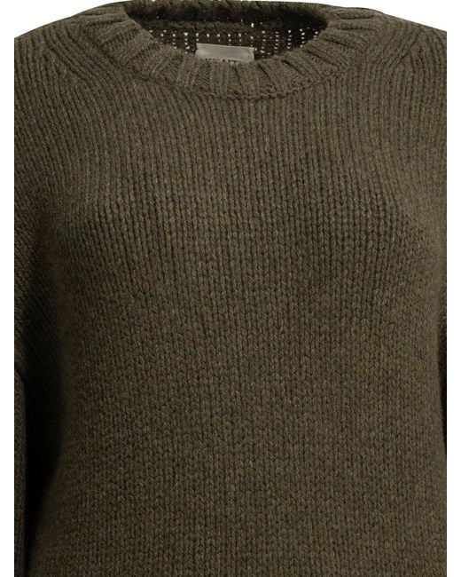 Khaite Green Gemma Crew-Neck Sweater