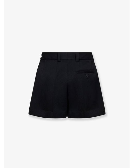 Givenchy Black Wool Shorts