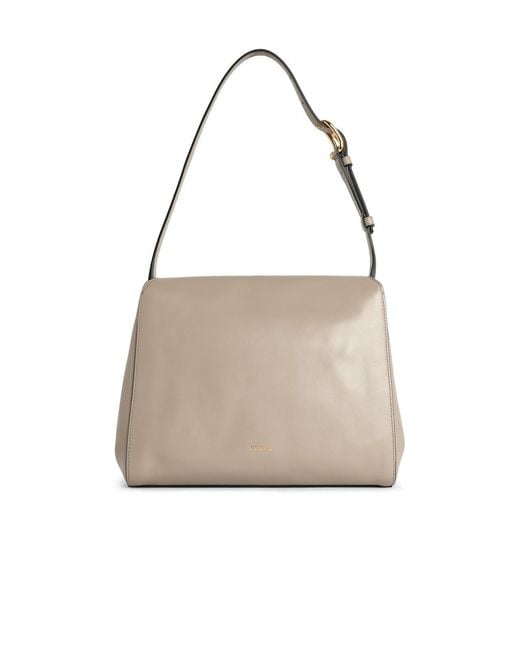 Furla White 'Domus' S Shoulder Bag