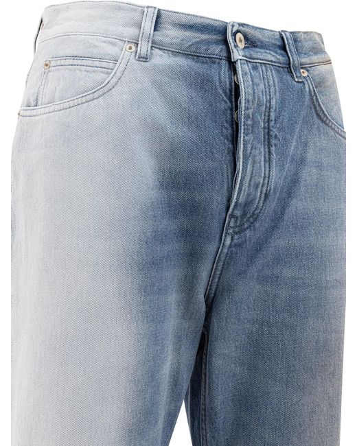 Loewe Blue Straight Leg Jeans for men