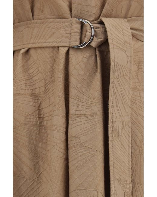 Brunello Cucinelli Natural Midi Dress
