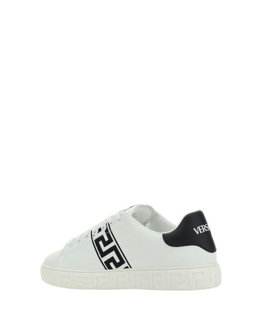 Versace White Low Top Sneakers for men