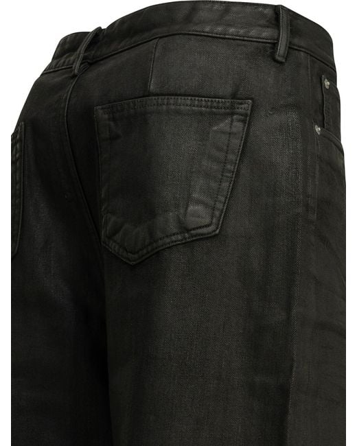 Rick Owens Black "Geth" Wide-Leg Jeans for men