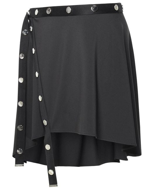 The Attico Black Mini Skirt