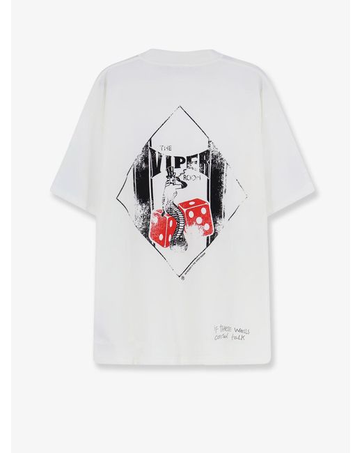 Represent White The Viper Room Dice Cotton T-Shirt for men