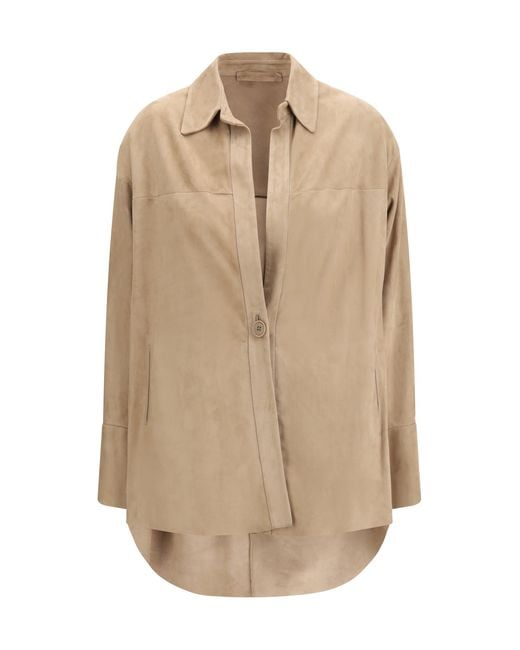 Salvatore Santoro Natural Shirt Suede