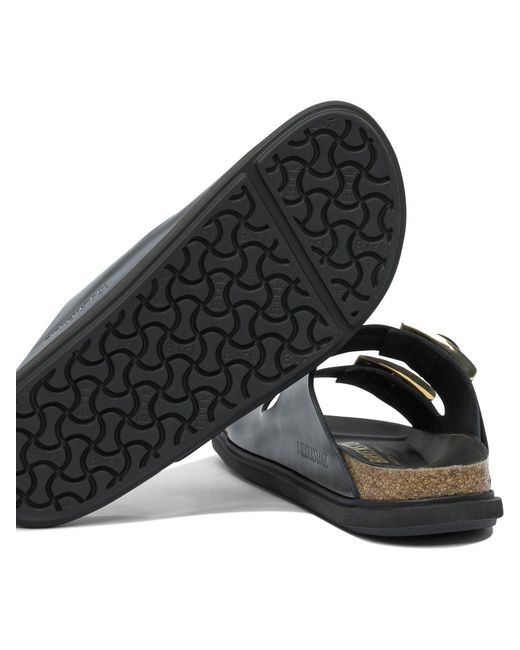 Birkenstock Black "Arizona Droplet Buckle" Sandals