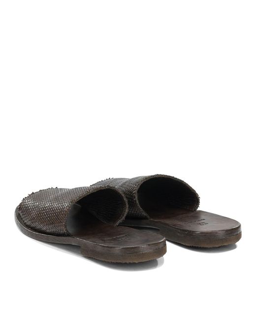 Moma Multicolor Calf Leather Rubber Sandals
