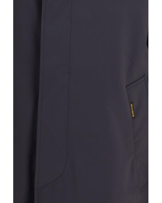 Moorer Blue Waterproof Jacket Vittor-Ac for men