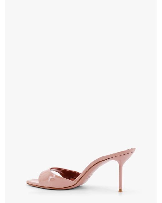 Paris Texas Pink Lidia Mule Patent Leather Sandals