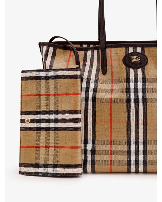 Burberry White Highlands Coated Canvas Shoulder Bag