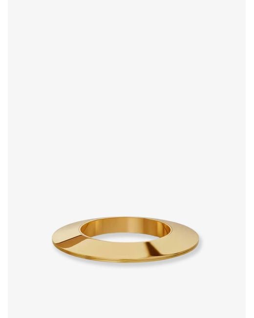Alaïa Metallic Blade Bangle M Bracelet With Logo Detail