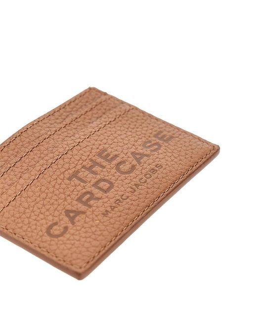 Marc Jacobs Brown Grain Leather Cardholder
