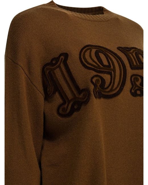 Max Mara Brown Wool Cashmere Knitwear