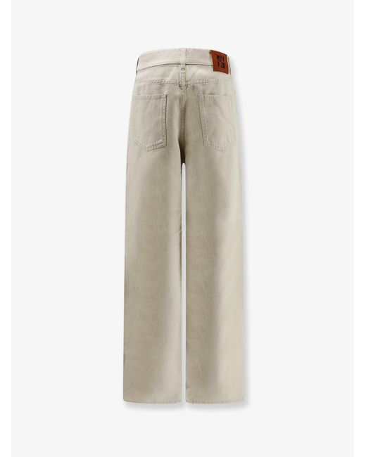 Fendi Natural Denim Trousers