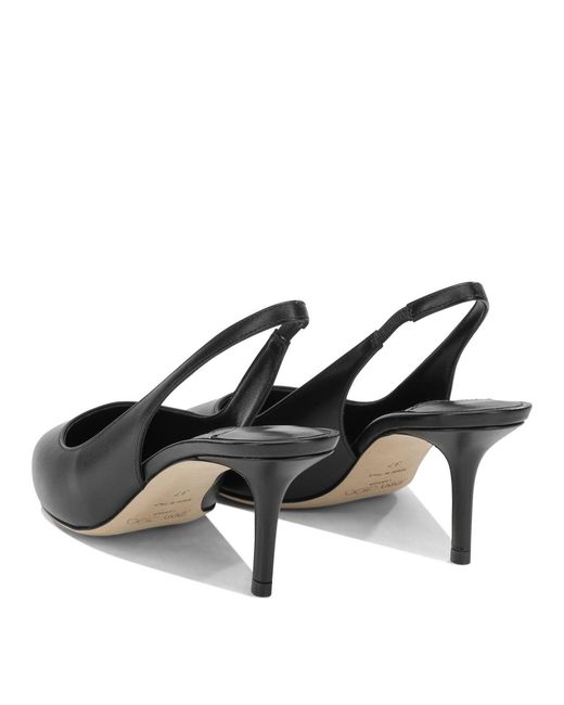 Jimmy Choo Black "Love 65Mm" Slinkgback