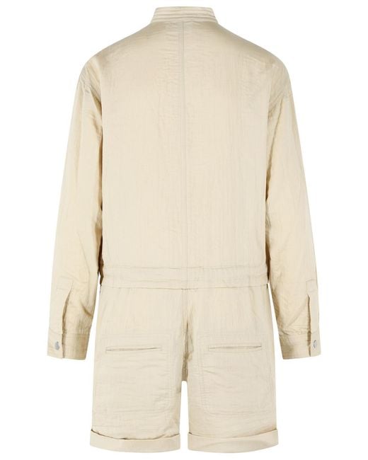 Isabel Marant Natural 'Betyna' One-Piece Jumpsuit