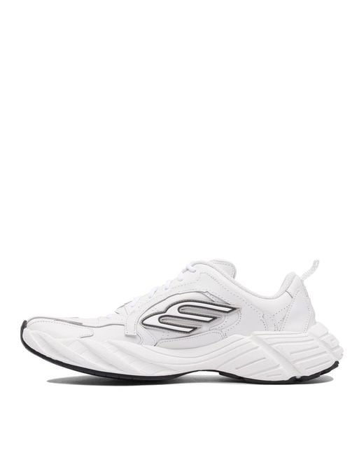 Balenciaga White Sports Shoes Monday