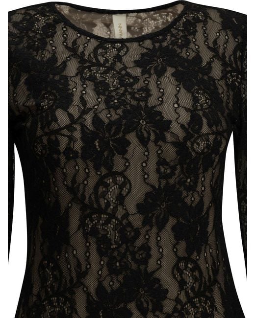 Zimmermann Black Lace Bodysuit