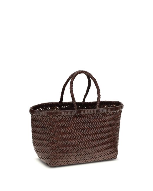 Dragon Diffusion Brown Mini Flat Gora Handbag