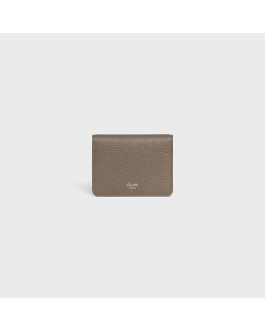 Céline Brown Bi-Fold Leather Wallet for men