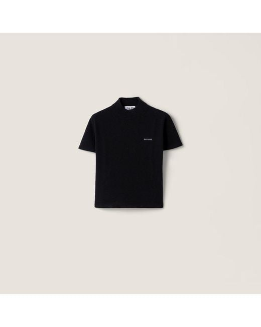 Miu Miu Black Cashmere Shirt