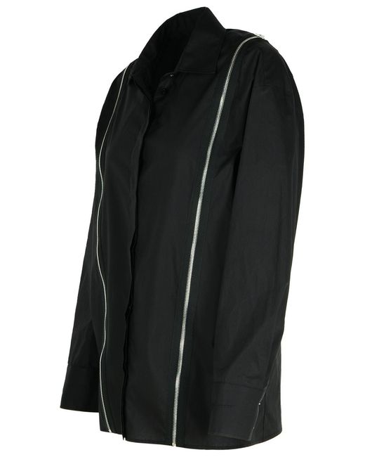 MSGM Black Cotton Shirt for men