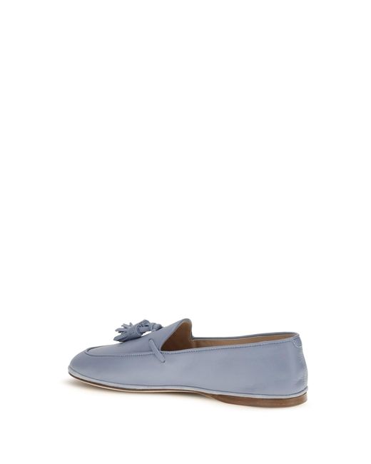 Fratelli Rossetti White Tassel Loafers Calf Leather