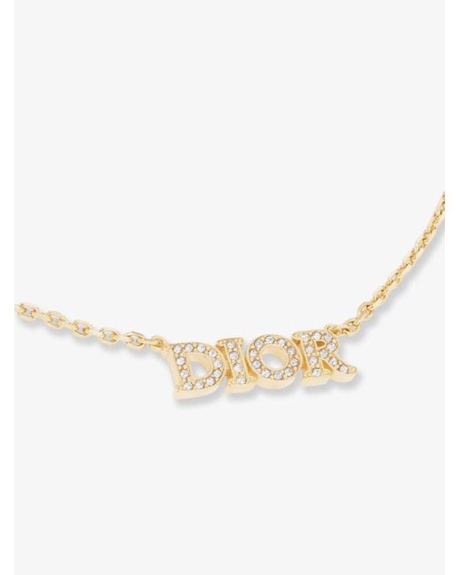 Dior White Dior Diorevolution Metal Necklace With Finishes