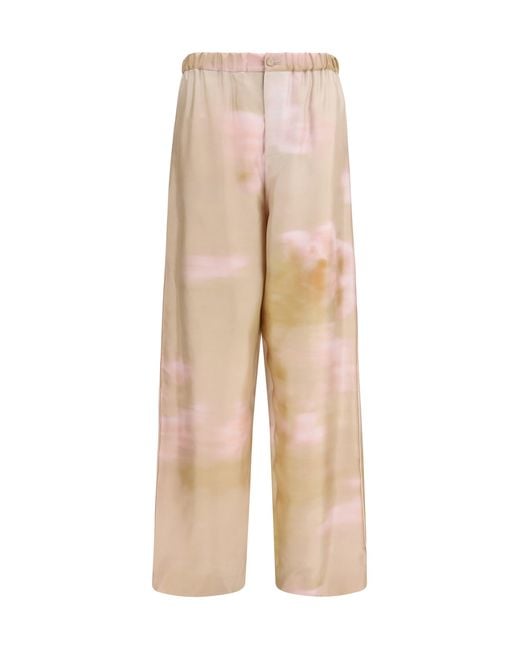 Fabiana Filippi Natural Silk Twill Pants