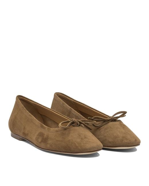 Aeyde Brown Delfina Ballerinas