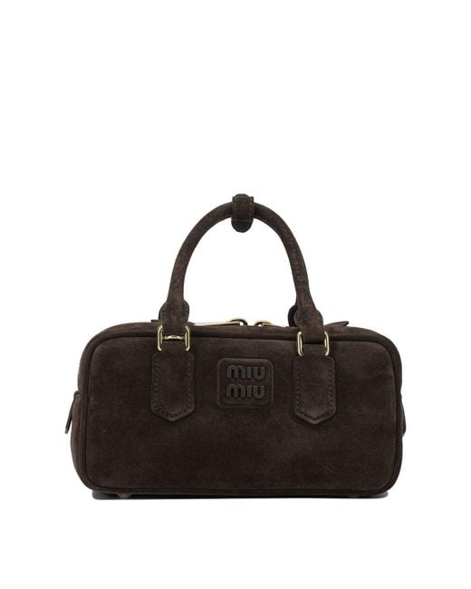 Miu Miu Black "Arcadie" Handbag