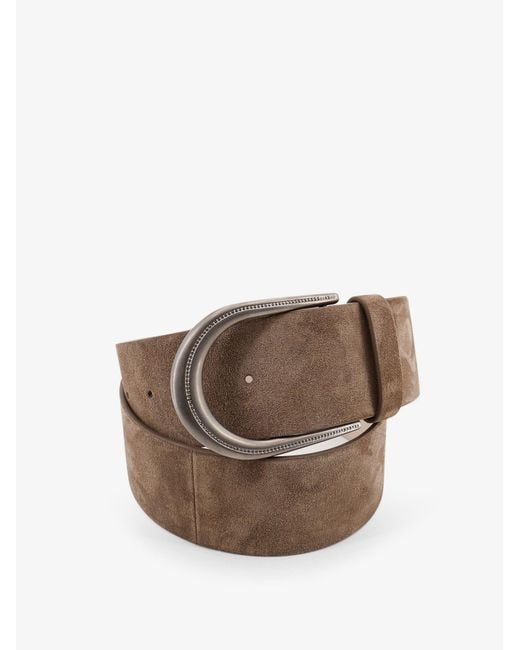 Brunello Cucinelli Multicolor Suede Belt