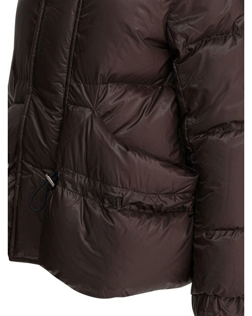 Sacai Black Nylon Down Jacket