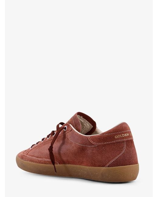 Golden Goose Deluxe Brand Brown Super Star Double Quarter Suede Sneakers for men